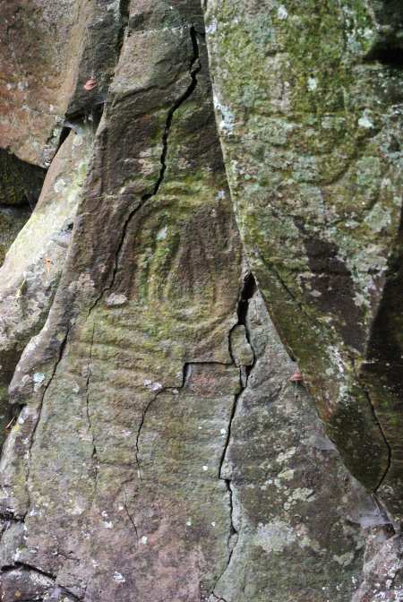 Rock carvings at La Zarzita, Garafia, La Palma
